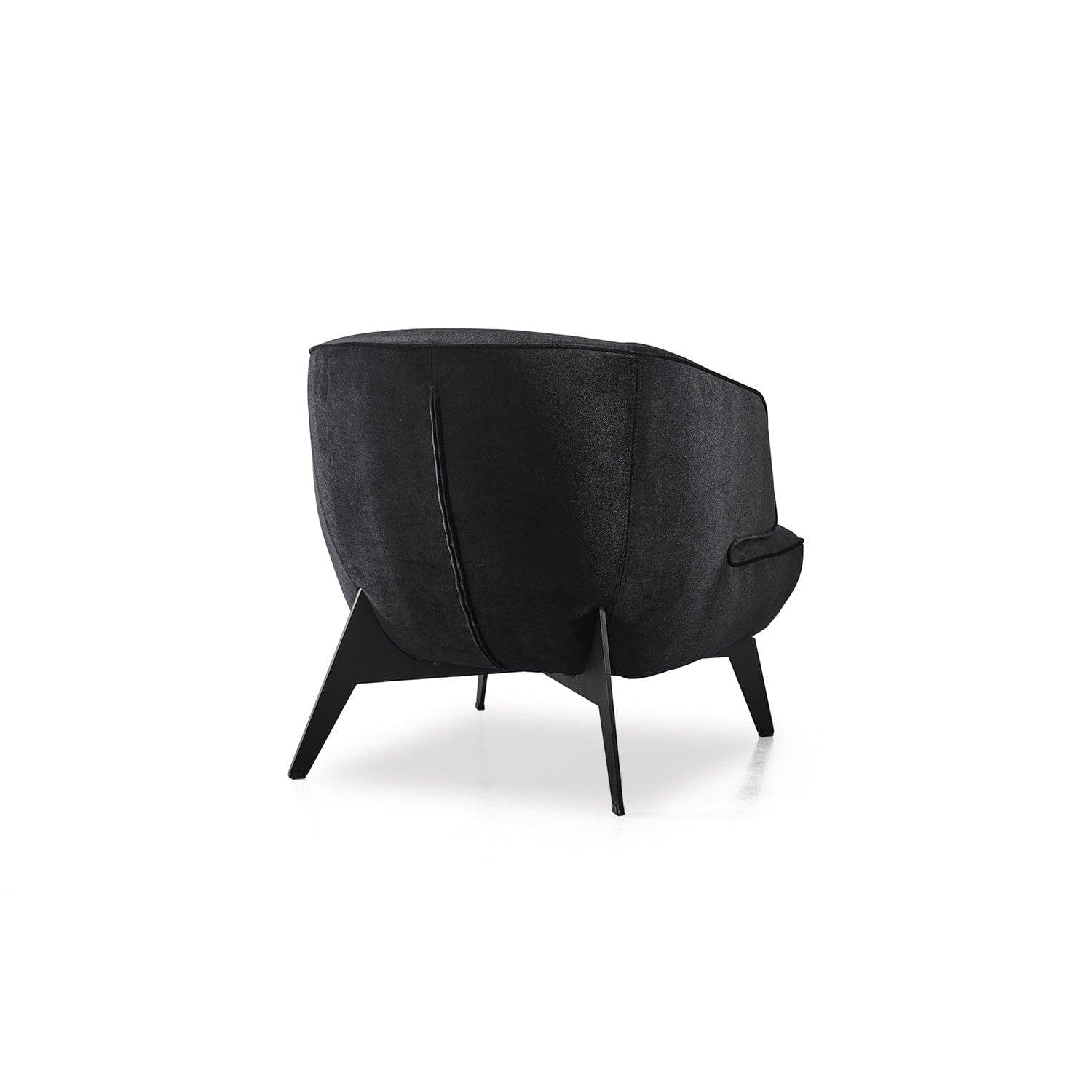 Mersin Accent Chair-Whiteline Modern Living-WHITELINE-CH1756F-RED-Lounge ChairsRed Fabric-6-France and Son