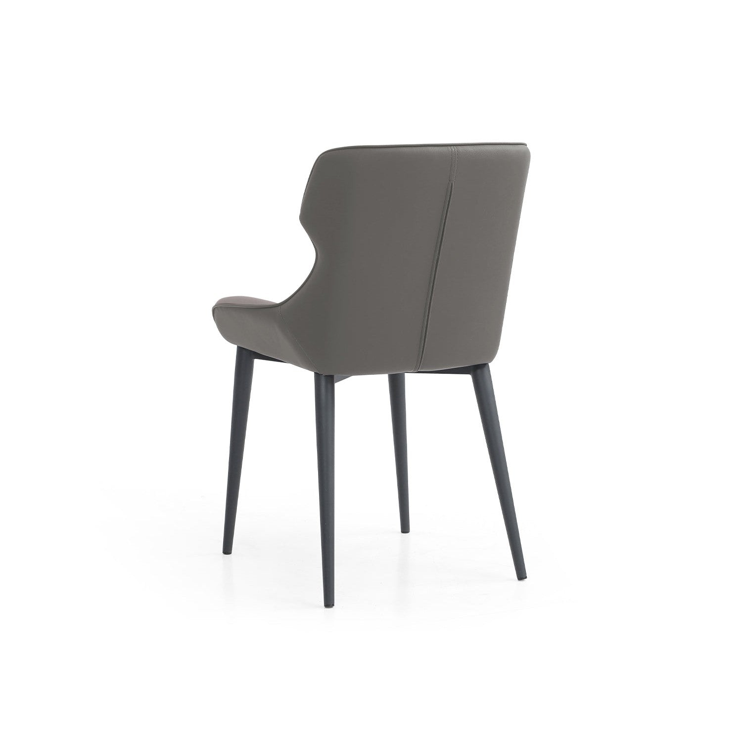 Morocco Dining Chair-Whiteline Modern Living-WHITELINE-DC1709P-LGRY/DGRY-Dining ChairsLight Gray/Dark Gray-6-France and Son