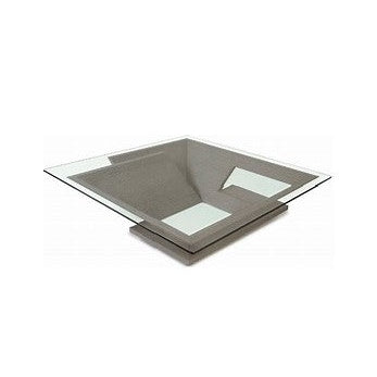 Nautilus Cocktail Table - Square-Oggetti-OGGETTI-83-NAUT/SQ/G/GL-Coffee TablesGrey-1-France and Son