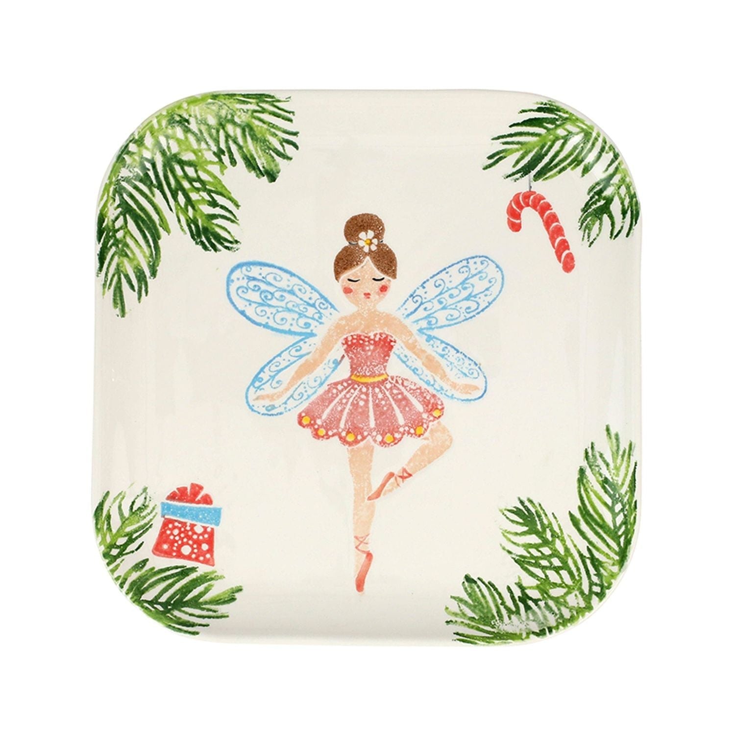 Nutcrackers Sugar Plum Fairy Square Platter - Default Title