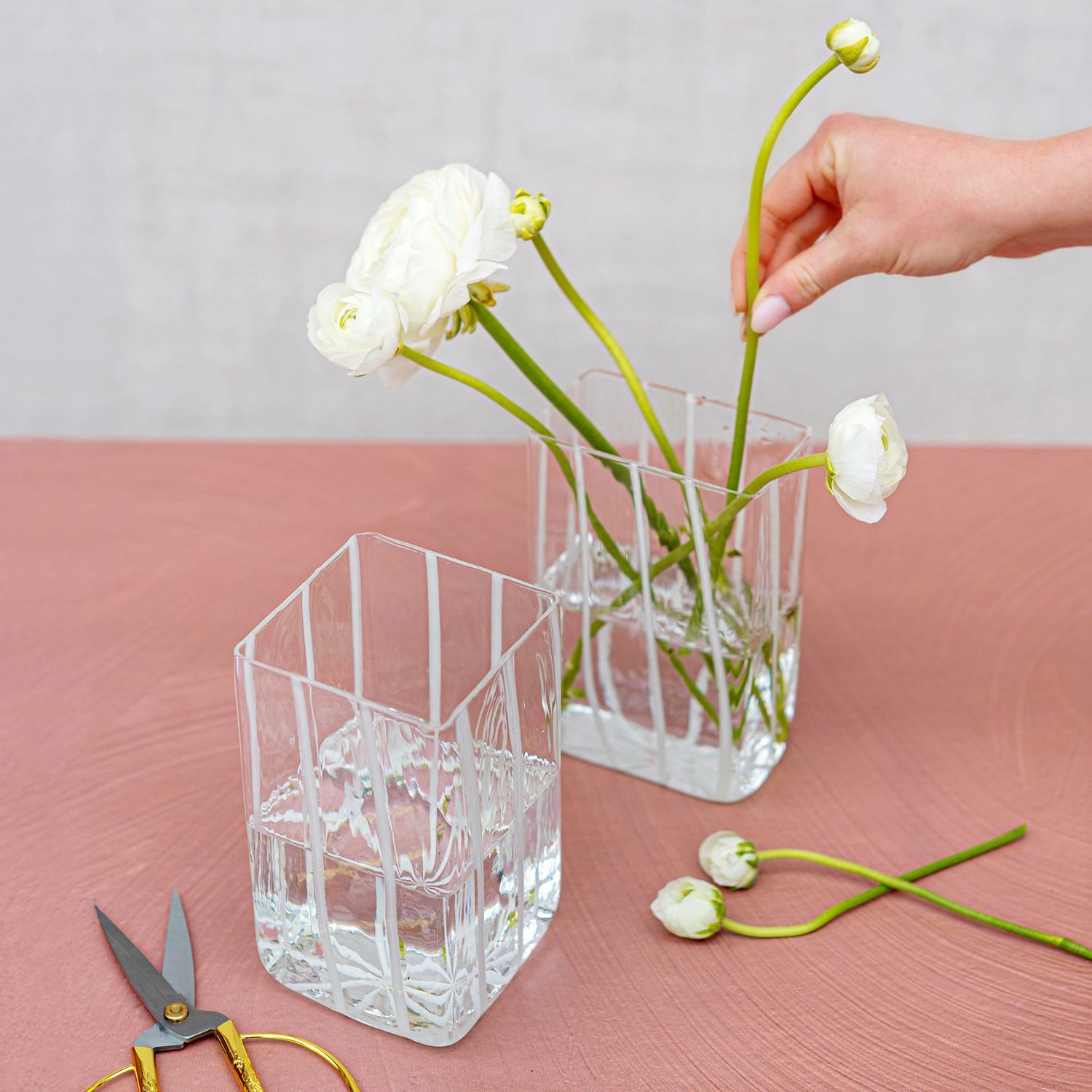 Nuovo Stripe Rectangular Vase