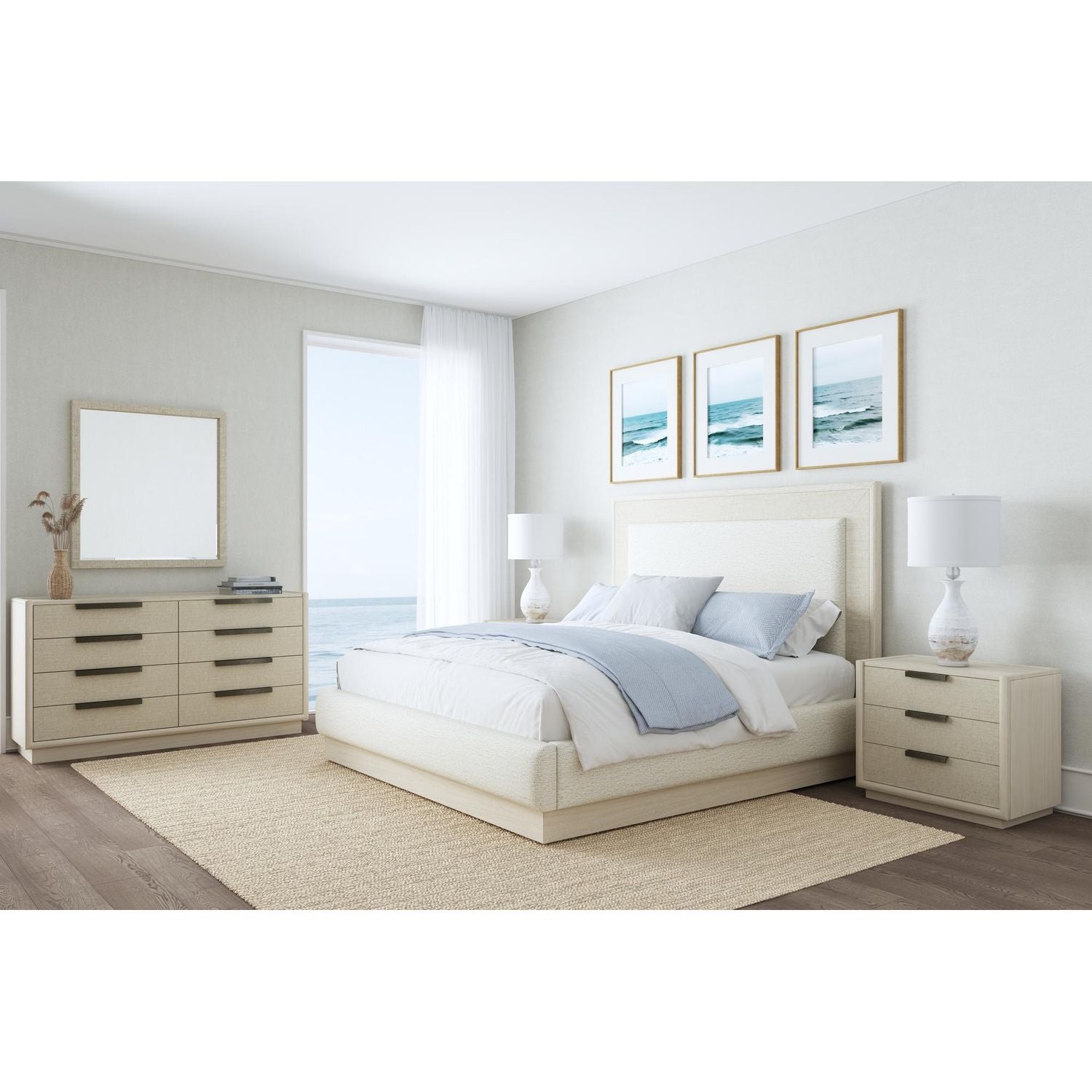 Cotiere Nightstand - Linen