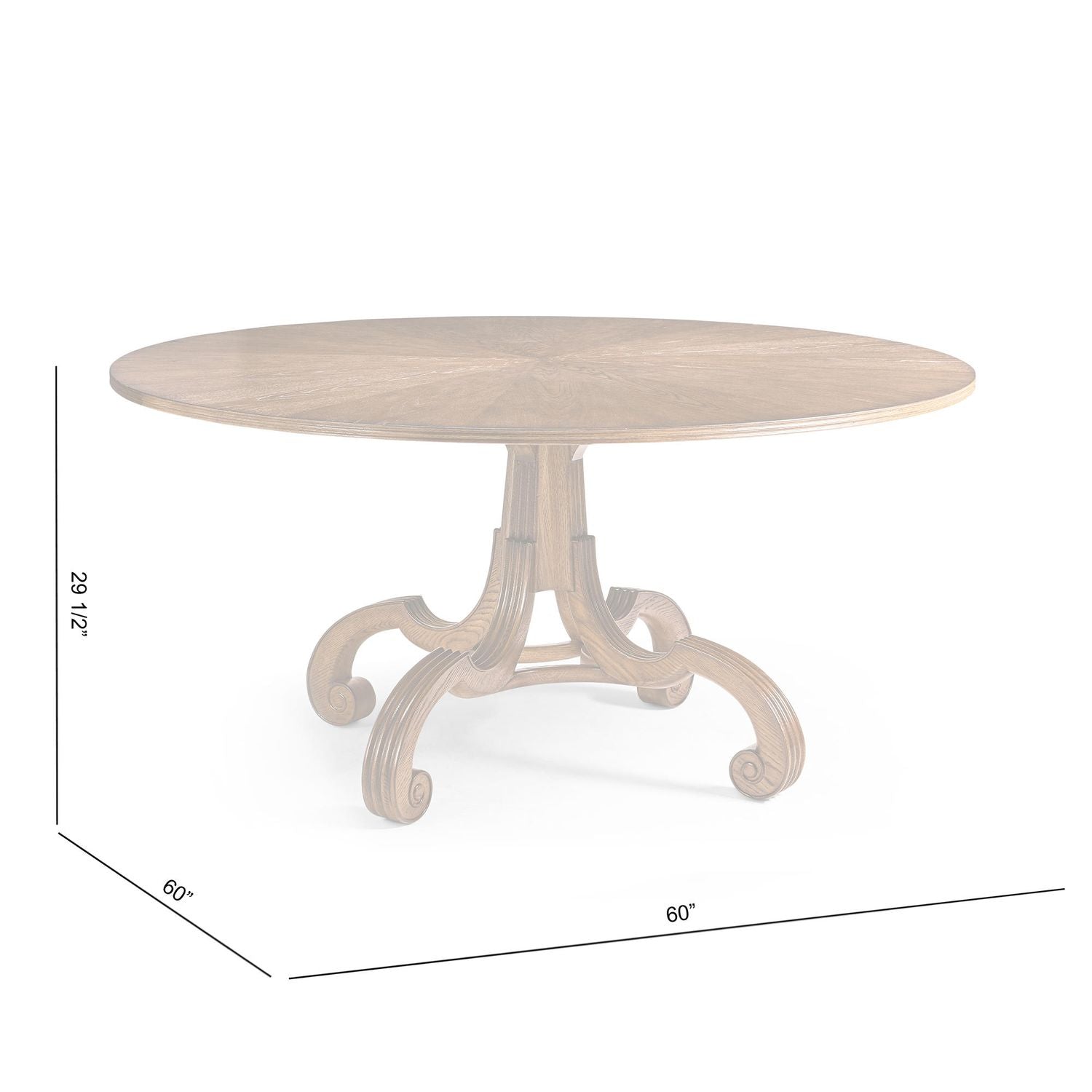 Lacock Dining Table 60" - image 10