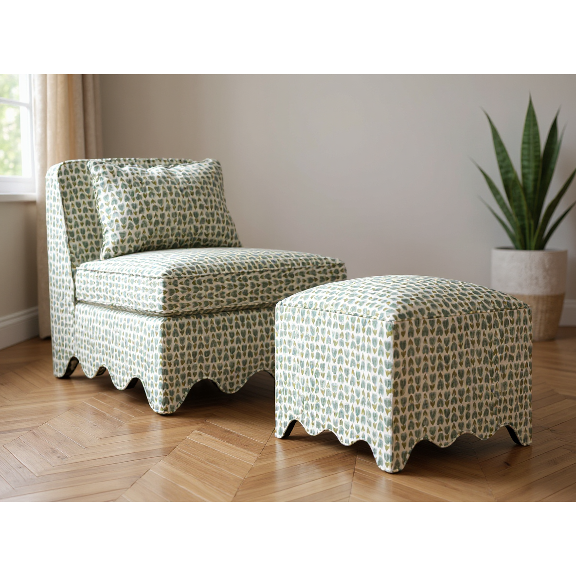 Lowry Ottoman-Herbal