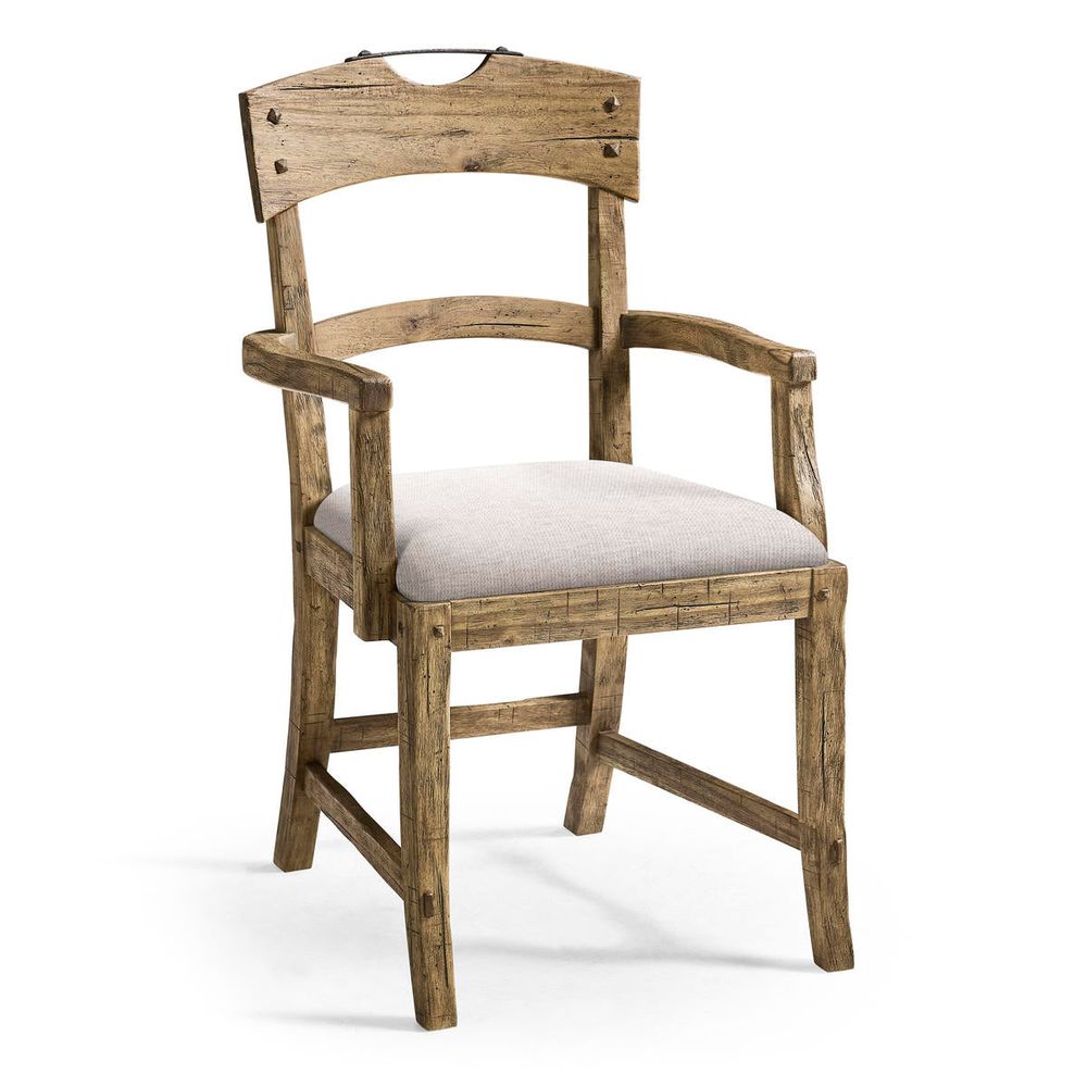 Stone Ridge Upholstered Dining Arm Chair Light