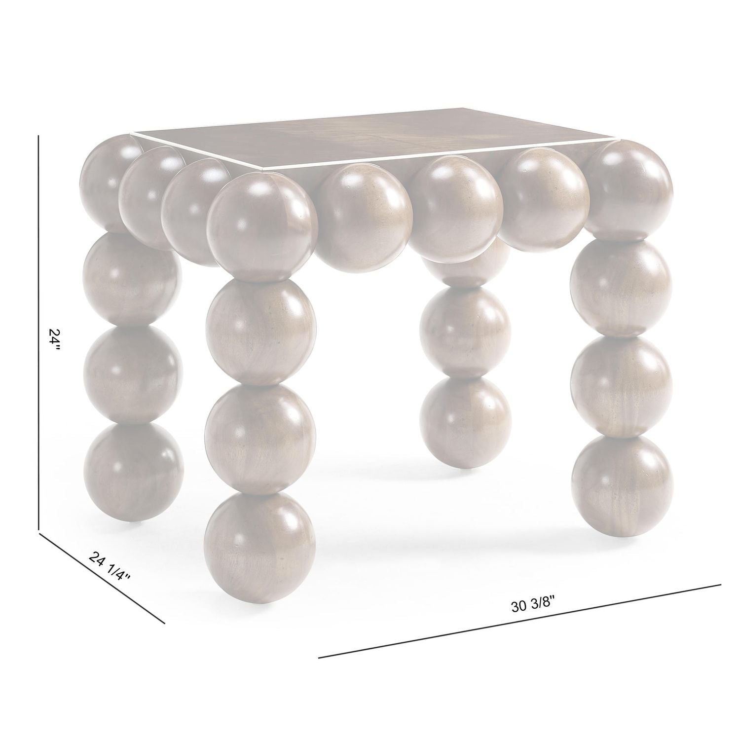 Orb Rectangular Side Table - image 9