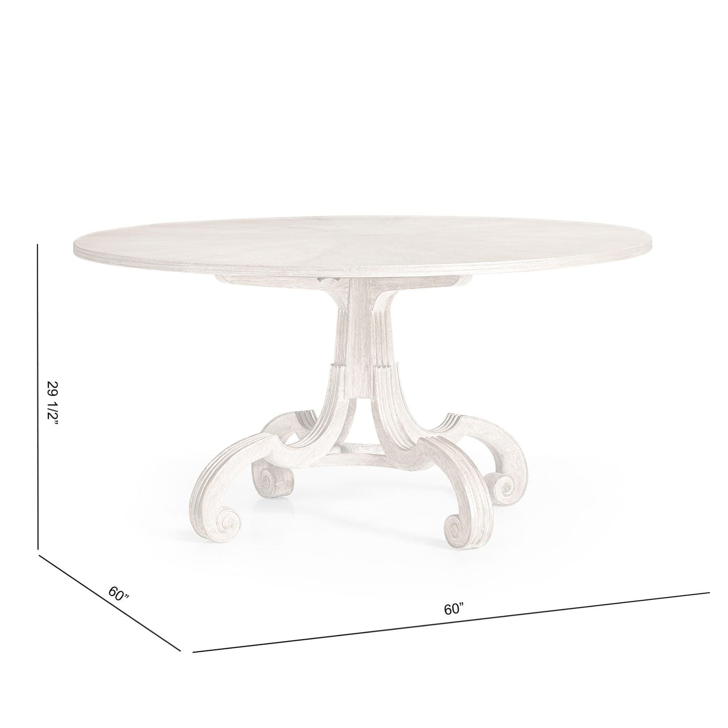 Lacock Dining Table 60" - image 5