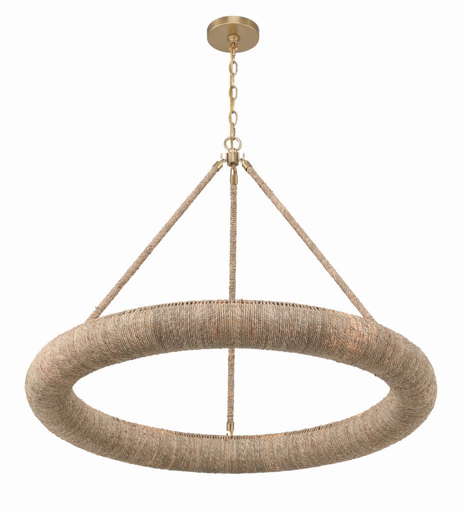 Oakley 8 Light Chandelier-Crystorama Lighting Company-CRYSTO-OAK-7538-SG-Chandeliers-4-France and Son