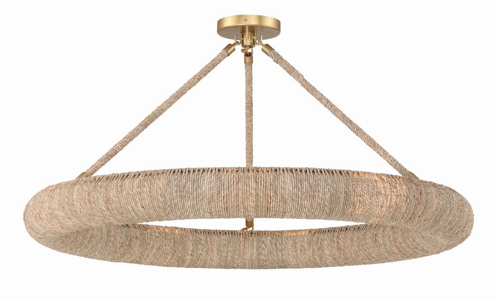 Oakley 8 Light Semi Flush-Crystorama Lighting Company-CRYSTO-OAK-7538-SG_CEILING-Flush Mounts-6-France and Son