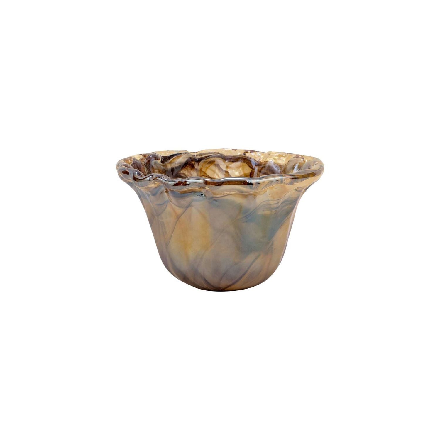 Onda Glass Rimmed Bowl