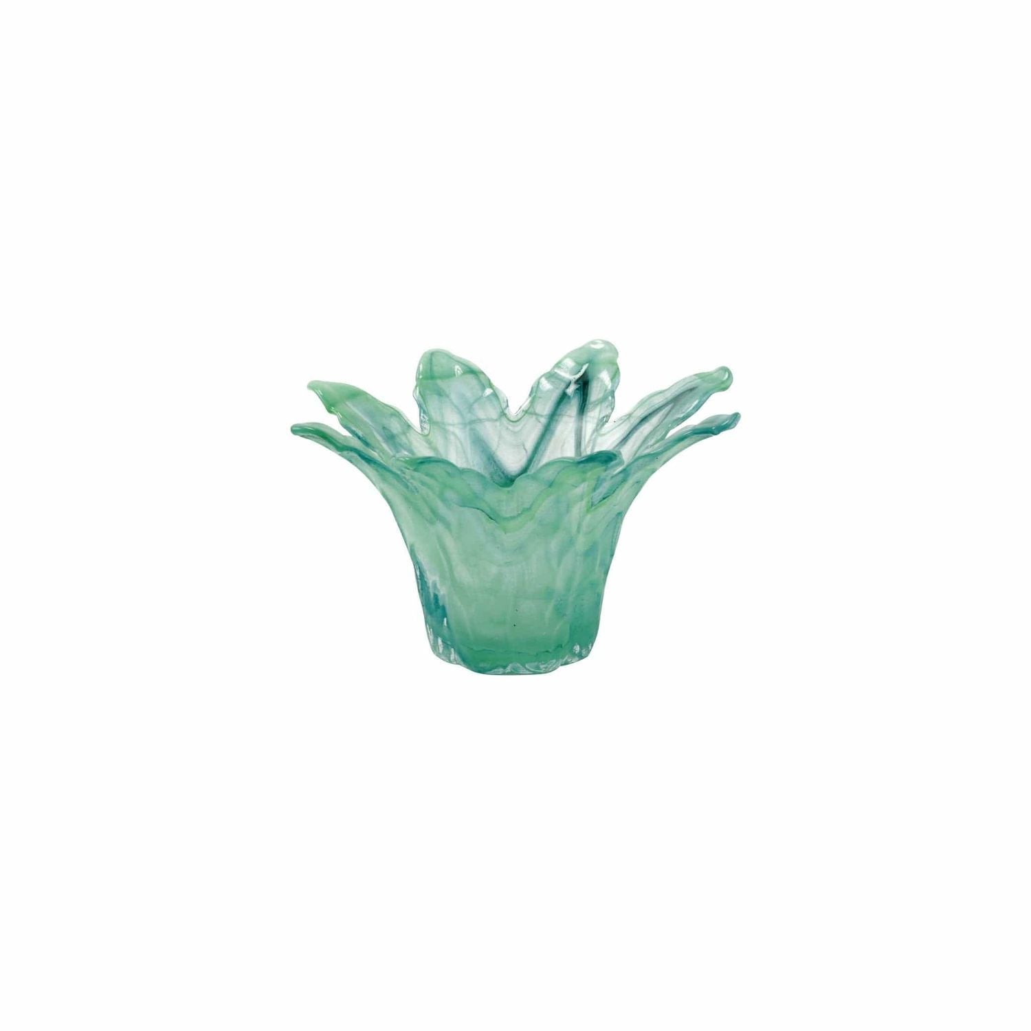 Onda Glass Leaf Centerpiece