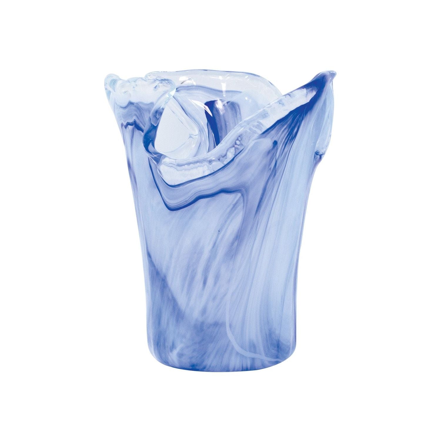 Onda Glass Vase - Cobalt / Small
