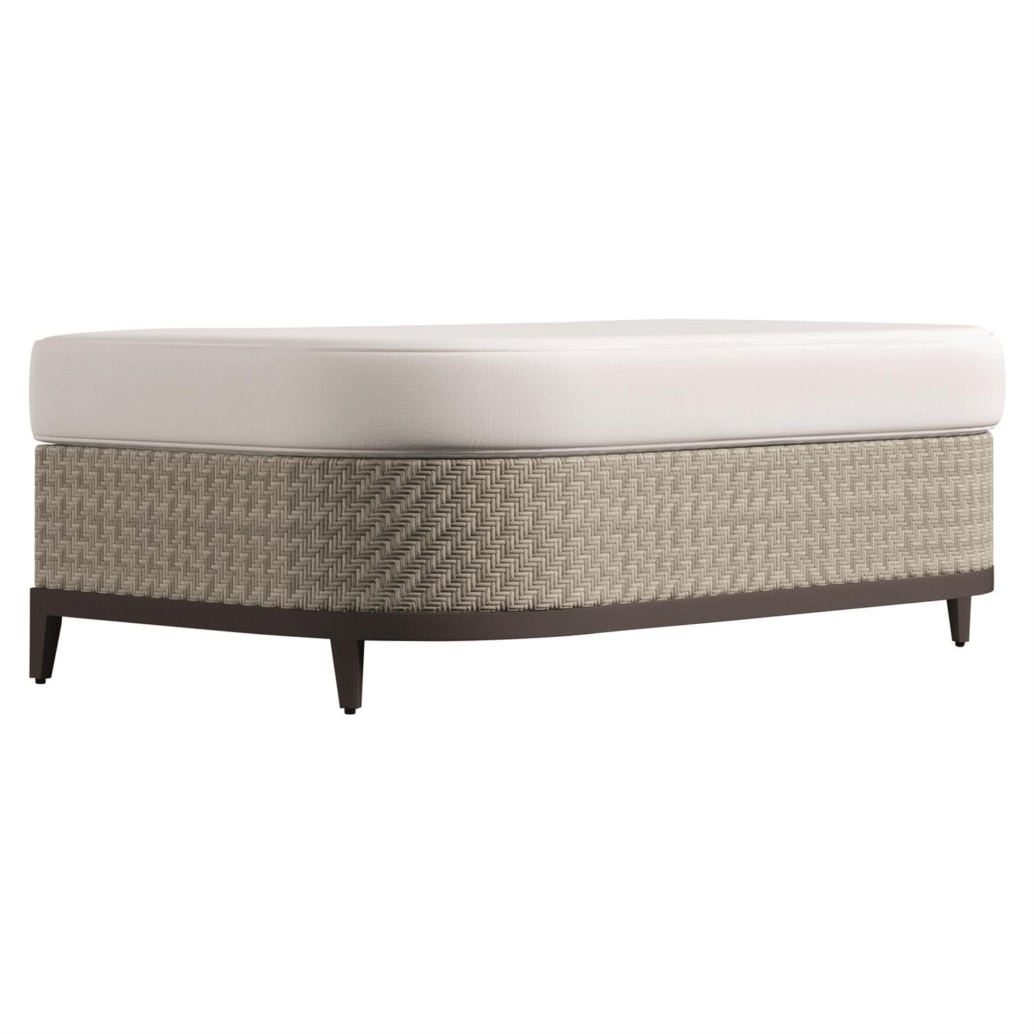 Captiva Fabric Ottoman Express Ship-Bernhardt-BHDT-OP1100B-Stools & Ottomans-1-France and Son