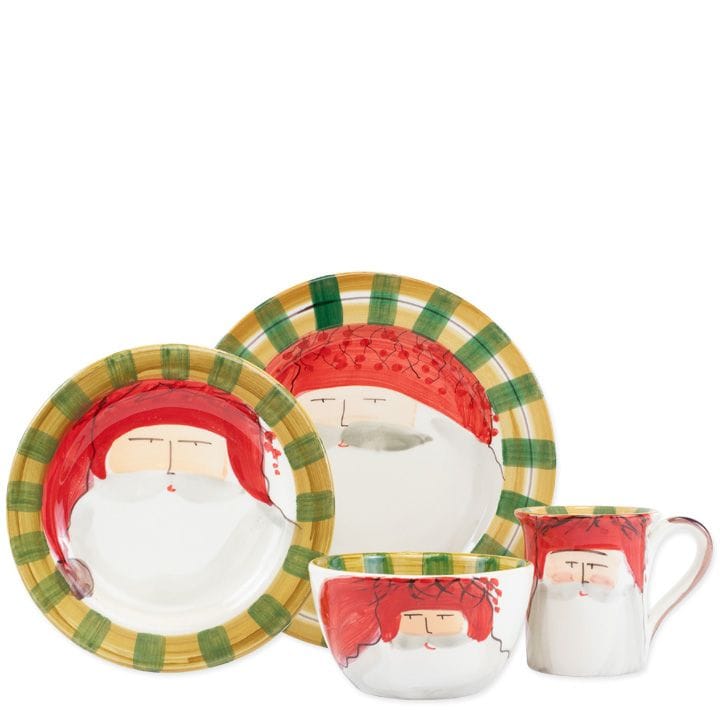 Old St. Nick Four-Piece Place Setting
