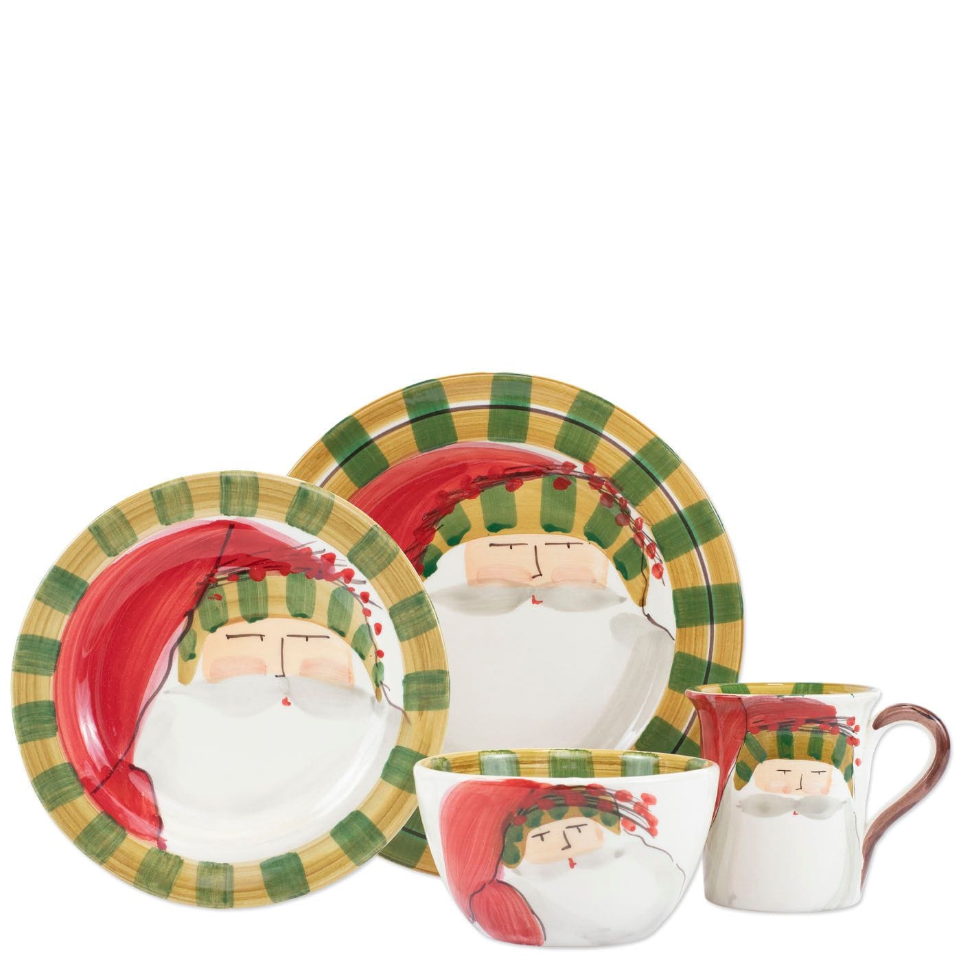 Old St. Nick Four-Piece Place Setting