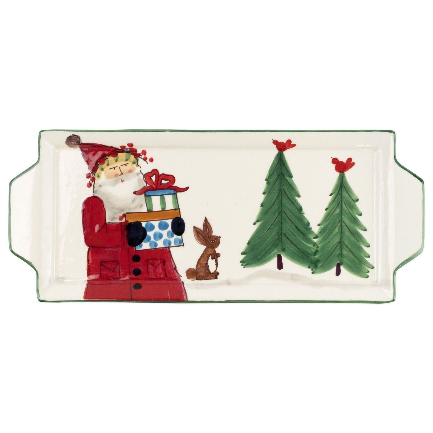 Old St. Nick Handled Rectangular Platter - Default Title