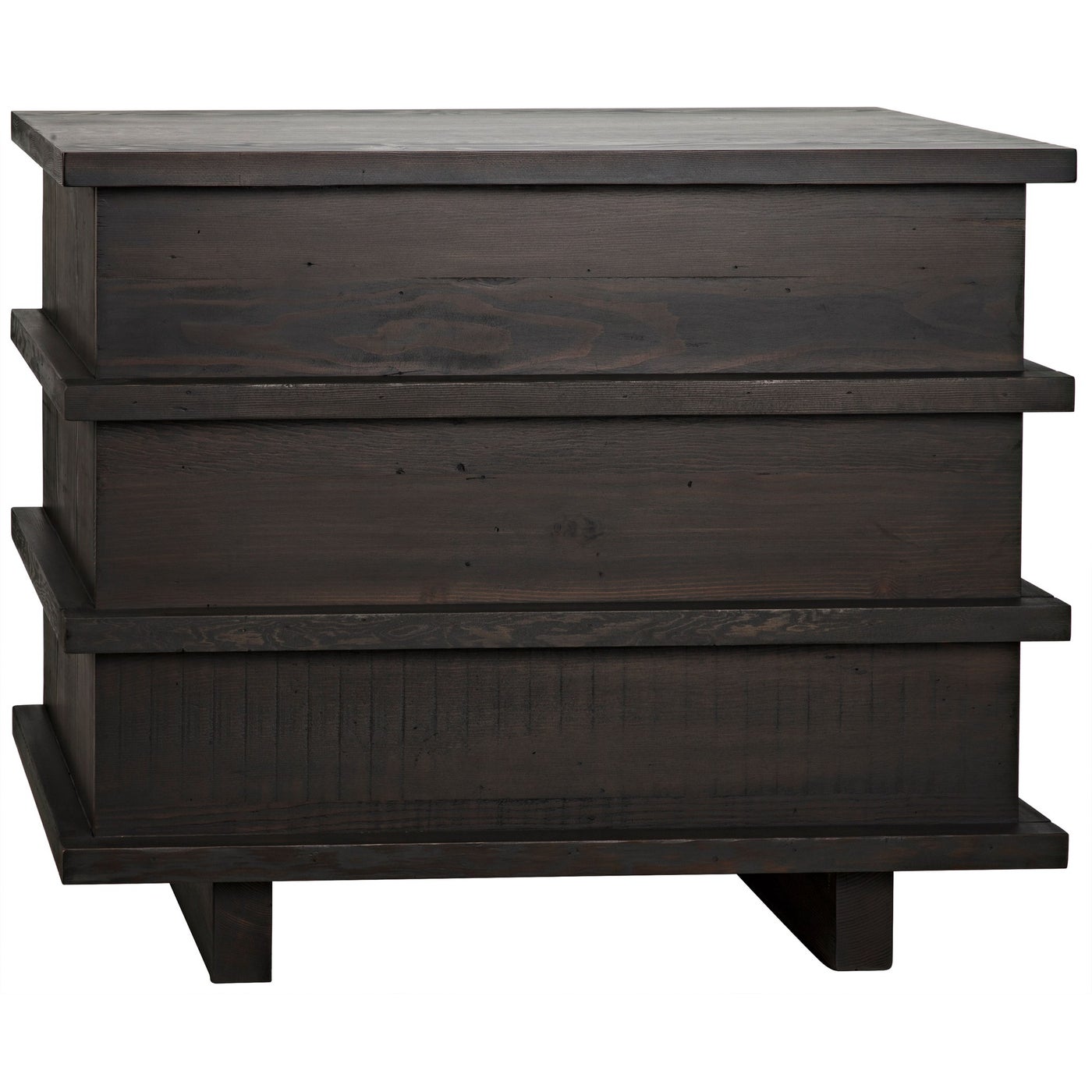 Bergamot Dresser-CFC-CFC-OW280-S-Dressers3 Drawer-Black Wax-2-France and Son