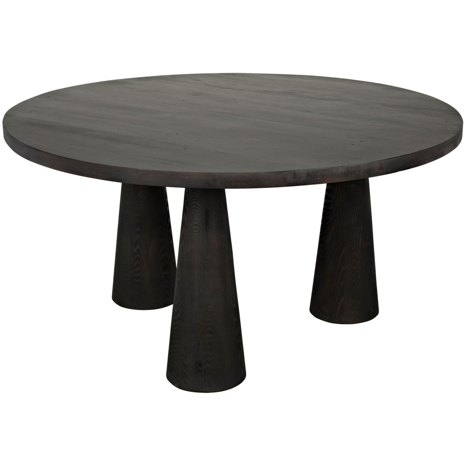 David Dining Table-CFC-CFC-OW376-BW-Dining TablesBlack Wax-1-France and Son