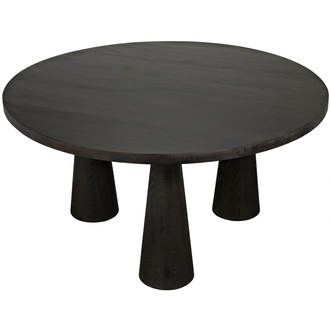 David Dining Table-CFC-CFC-OW376-BW-Dining TablesBlack Wax-2-France and Son