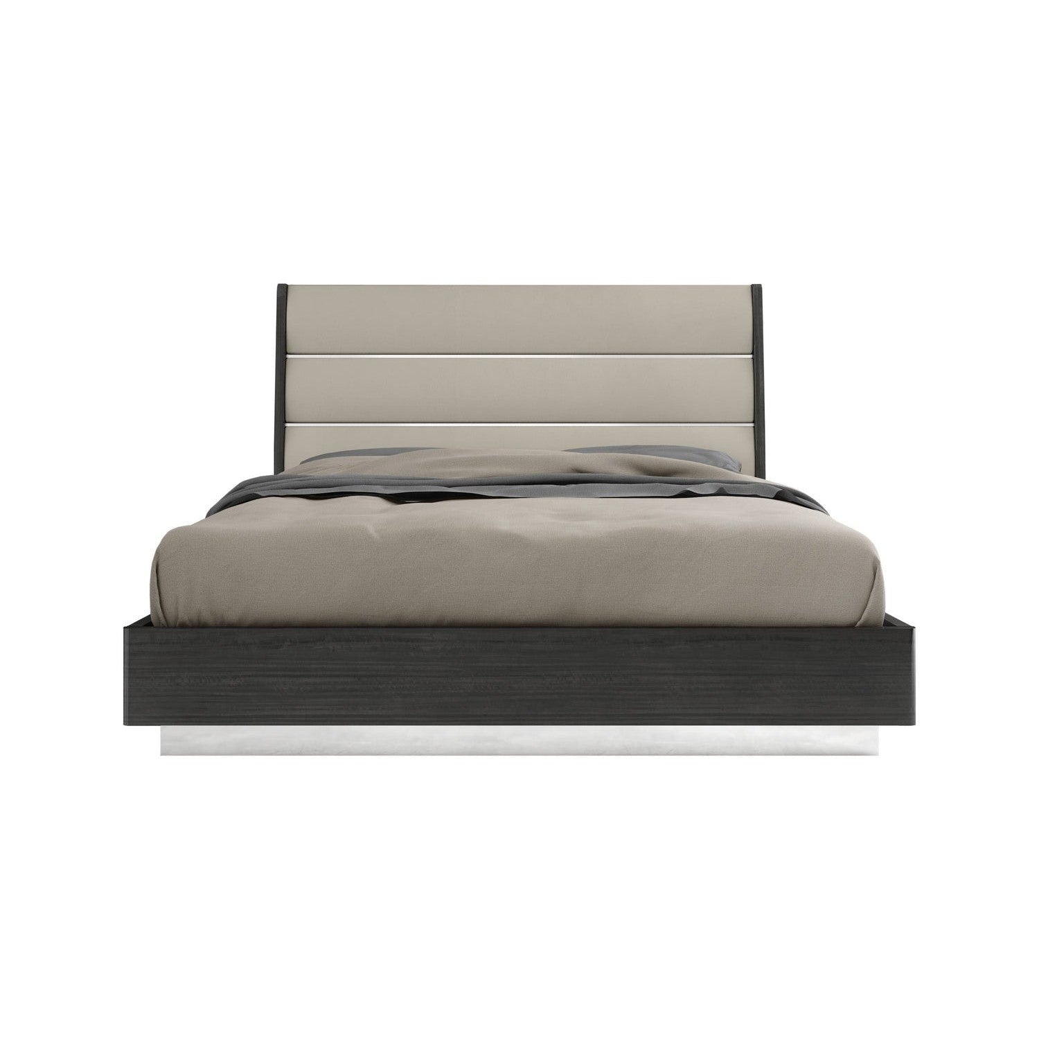 Pino Bed-Whiteline Modern Living-WHITELINE-BK1752-DGRY/LGRY-BedsKing-6-France and Son