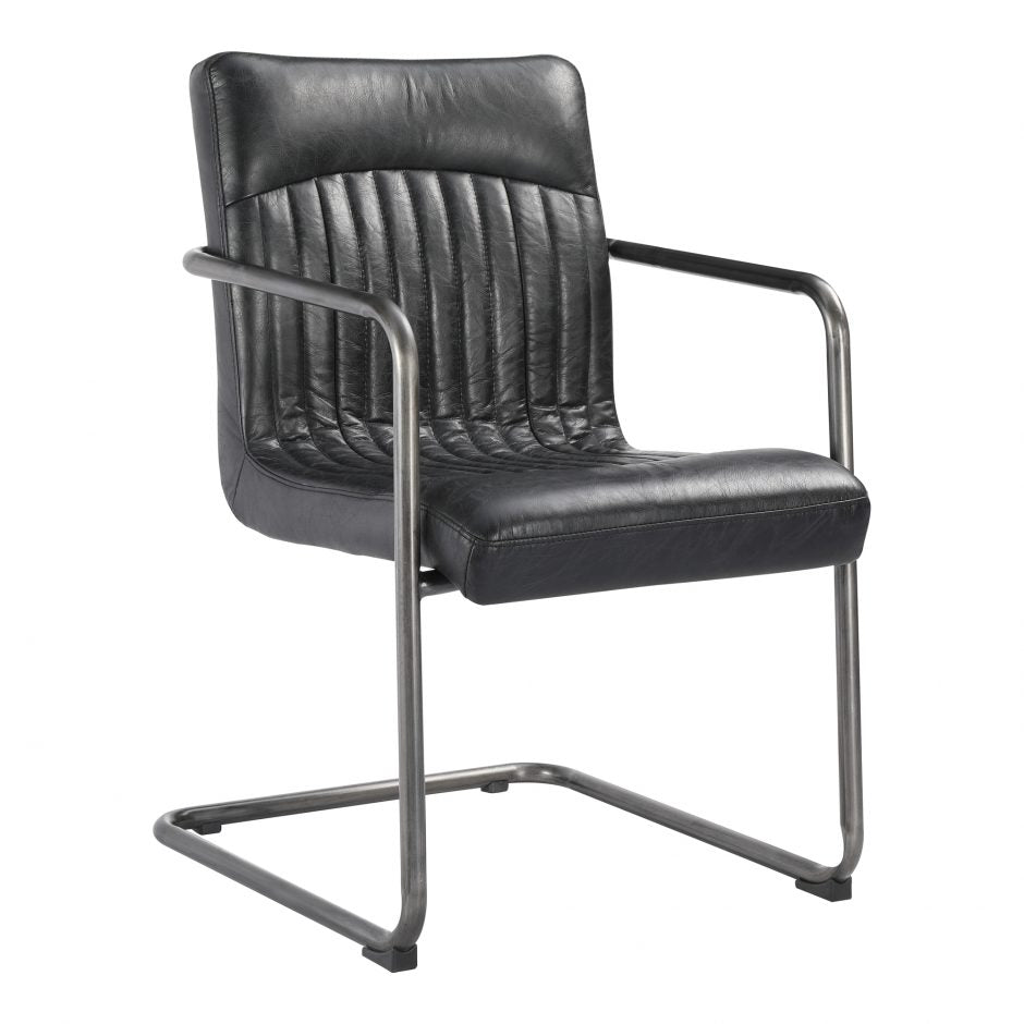 Ansel Arm Chair Black-Moes-MOE-PK-1052-02-Dining Chairs-1-France and Son