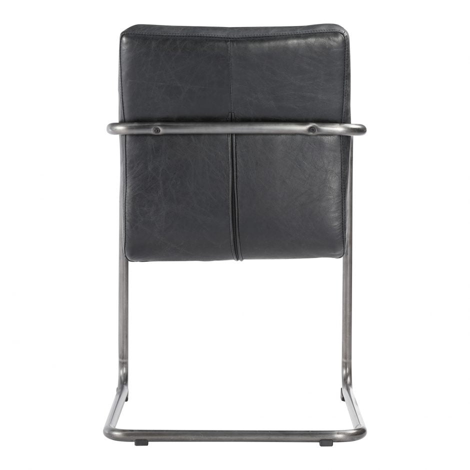 Ansel Arm Chair Black-Moes-MOE-PK-1052-02-Dining Chairs-4-France and Son