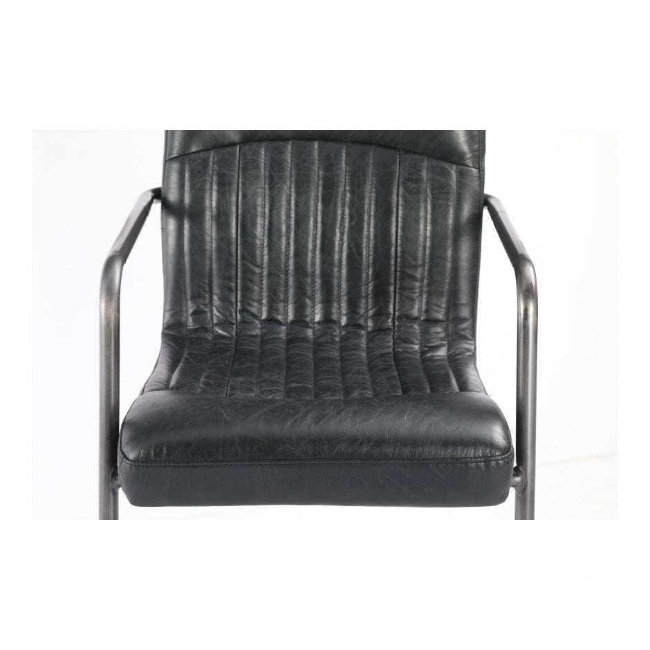 Ansel Arm Chair Black-Moes-MOE-PK-1052-02-Dining Chairs-6-France and Son