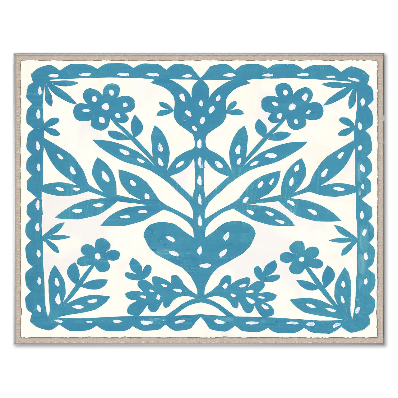 PM-23-0188 Paule Marrot, Blue Flower by Soicher Marin