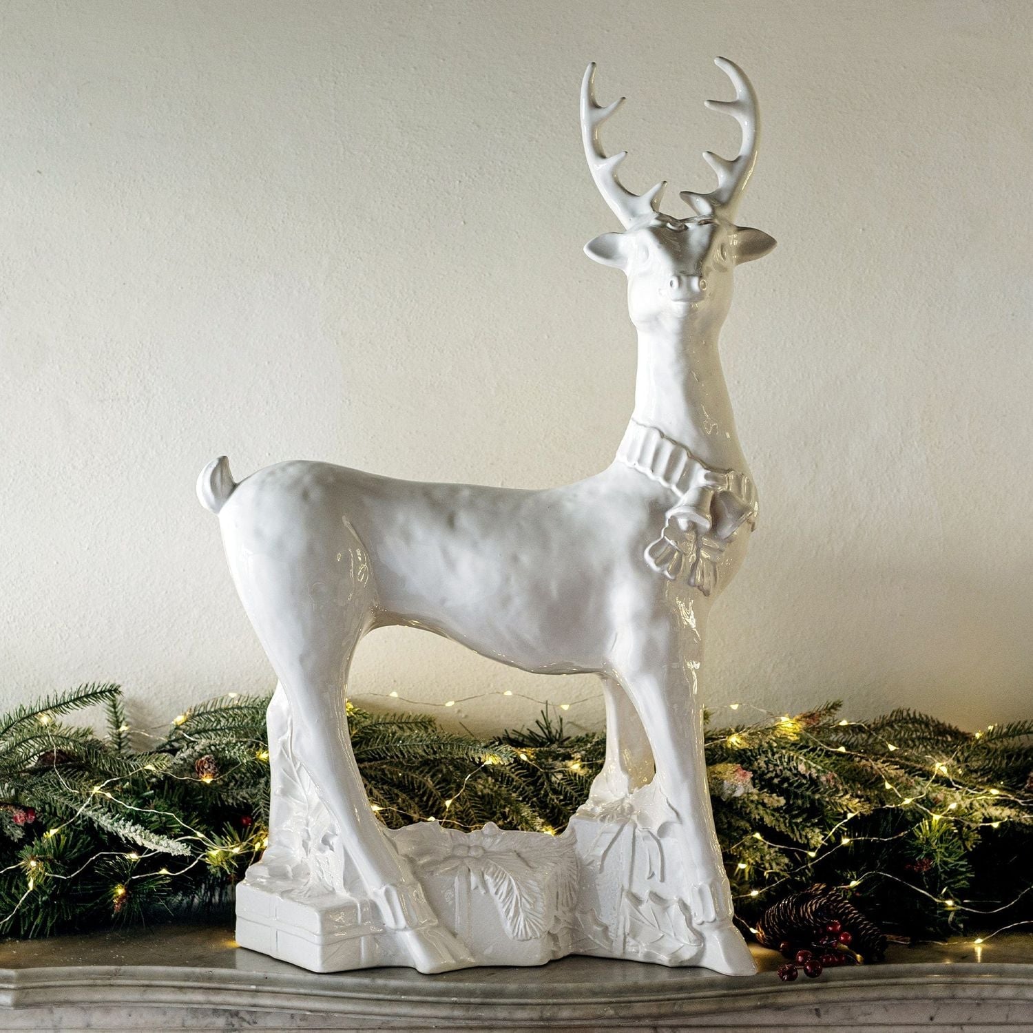 Pietra Natale Figural Deer Sculpture