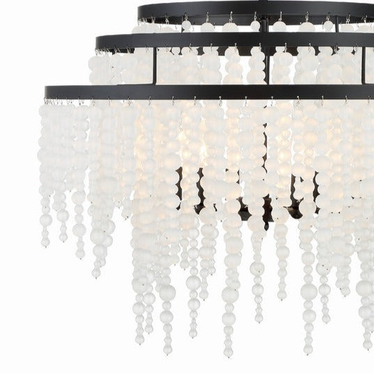 Poppy 6 Light Chandelier-Crystorama Lighting Company-CRYSTO-POP-A5076-FB-ChandeliersForged Bronze-14-France and Son