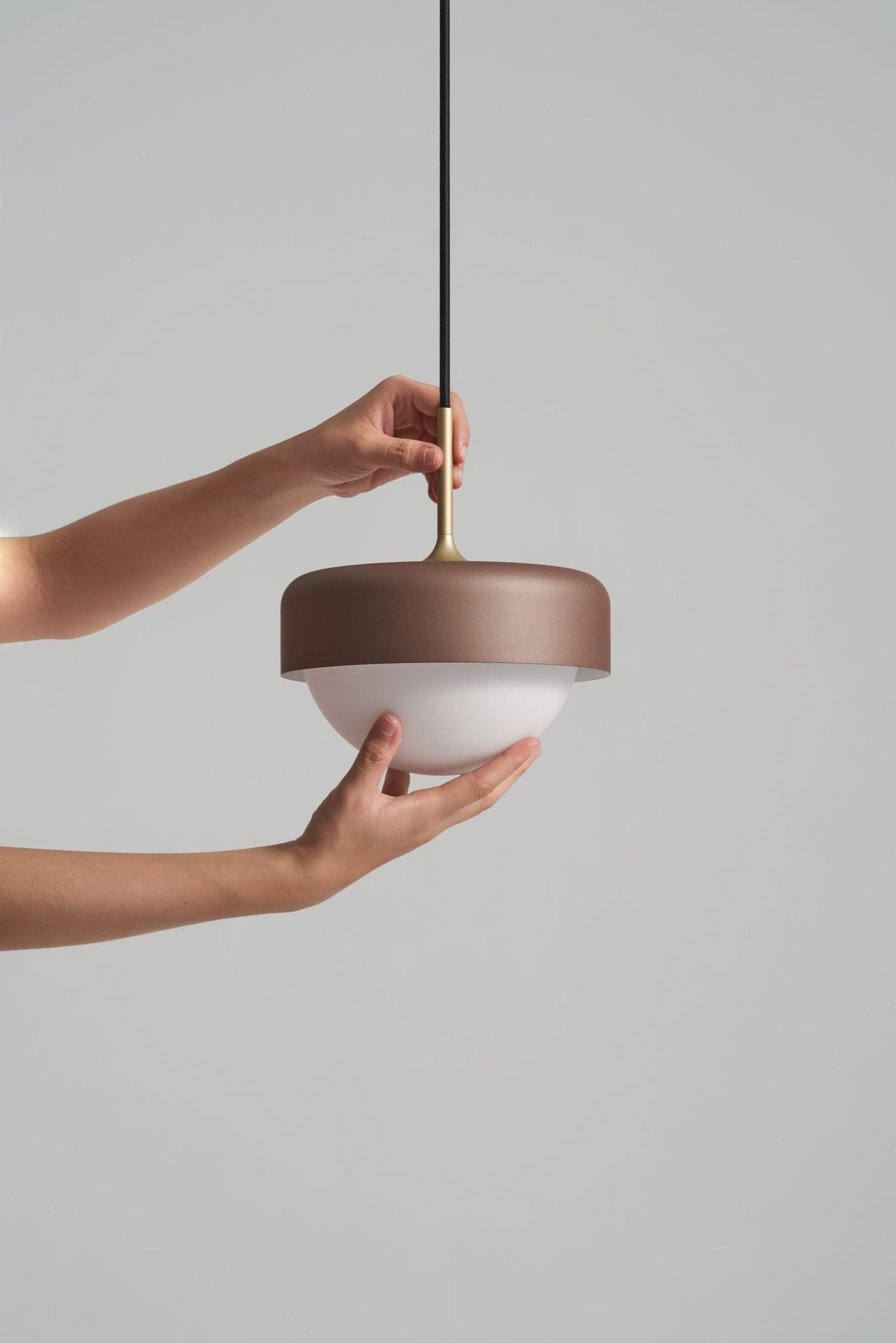 Pensee LED Pendant-Seed Design-SG-7992P-GN-PendantsOlive Green/ Gold-8-France and Son