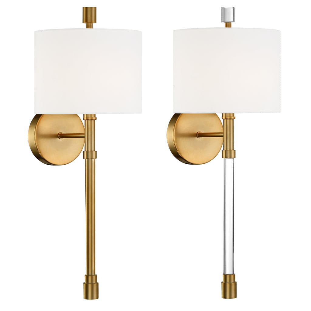 Rachel 1 Light Wall Sconce-Crystorama Lighting Company-CRYSTO-RAC-A3501-VG-Wall LightingThe Vibrant Gold-2-France and Son