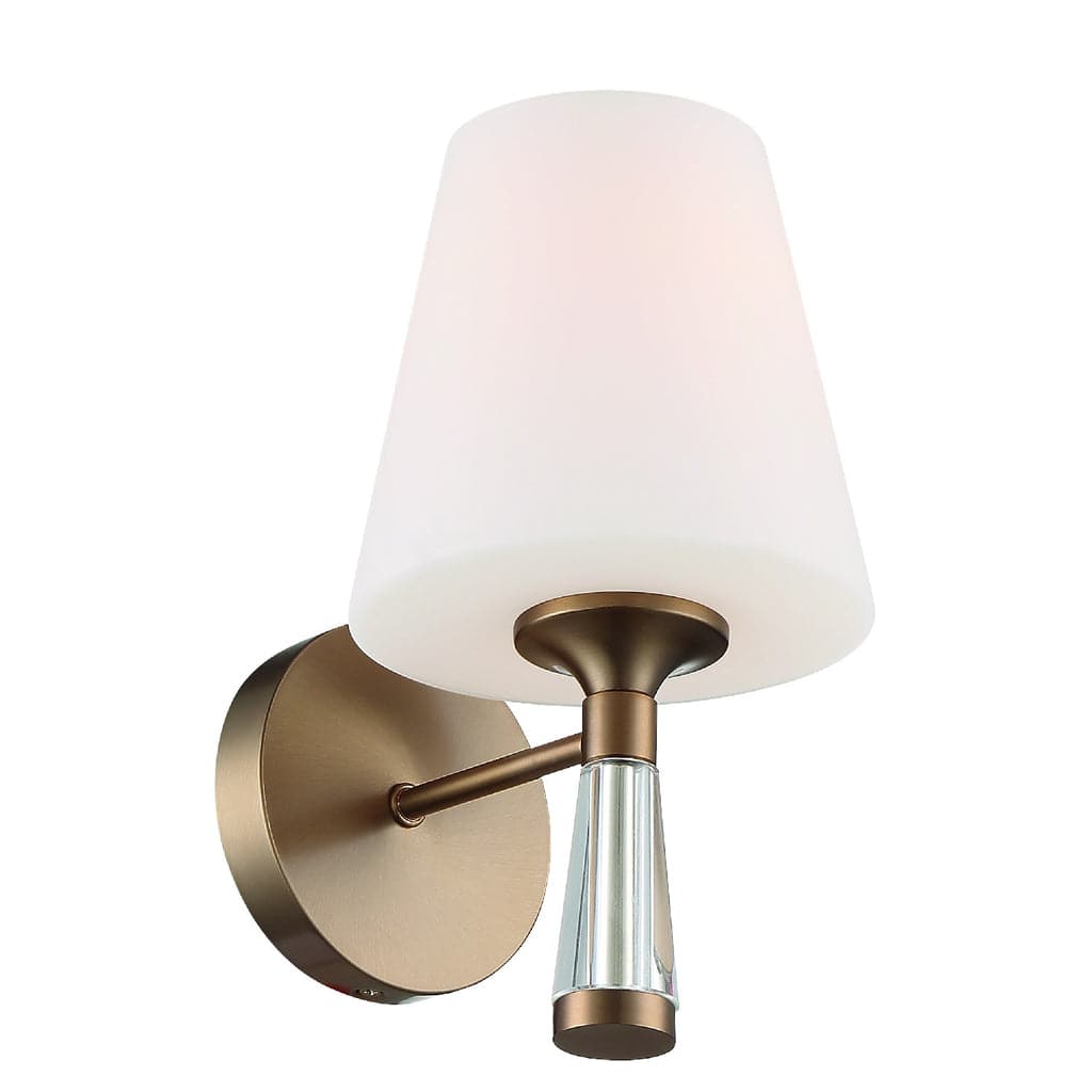 Ramsey 1 Light Wall Mount-Crystorama Lighting Company-CRYSTO-RAM-A3401-VG-Wall LightingThe Vibrant Gold-2-France and Son