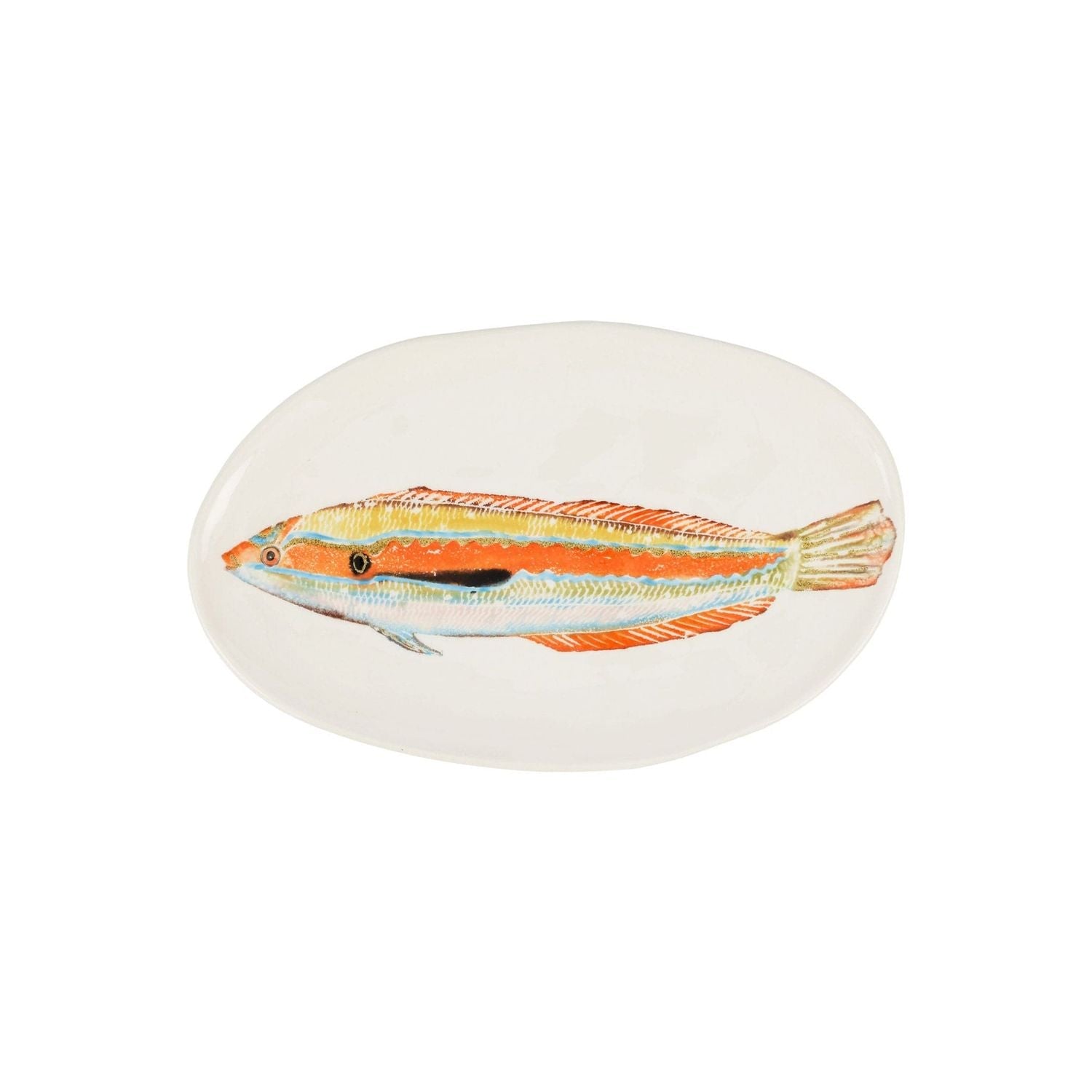 Reef Tropical Rainbow Fish Oval Platter