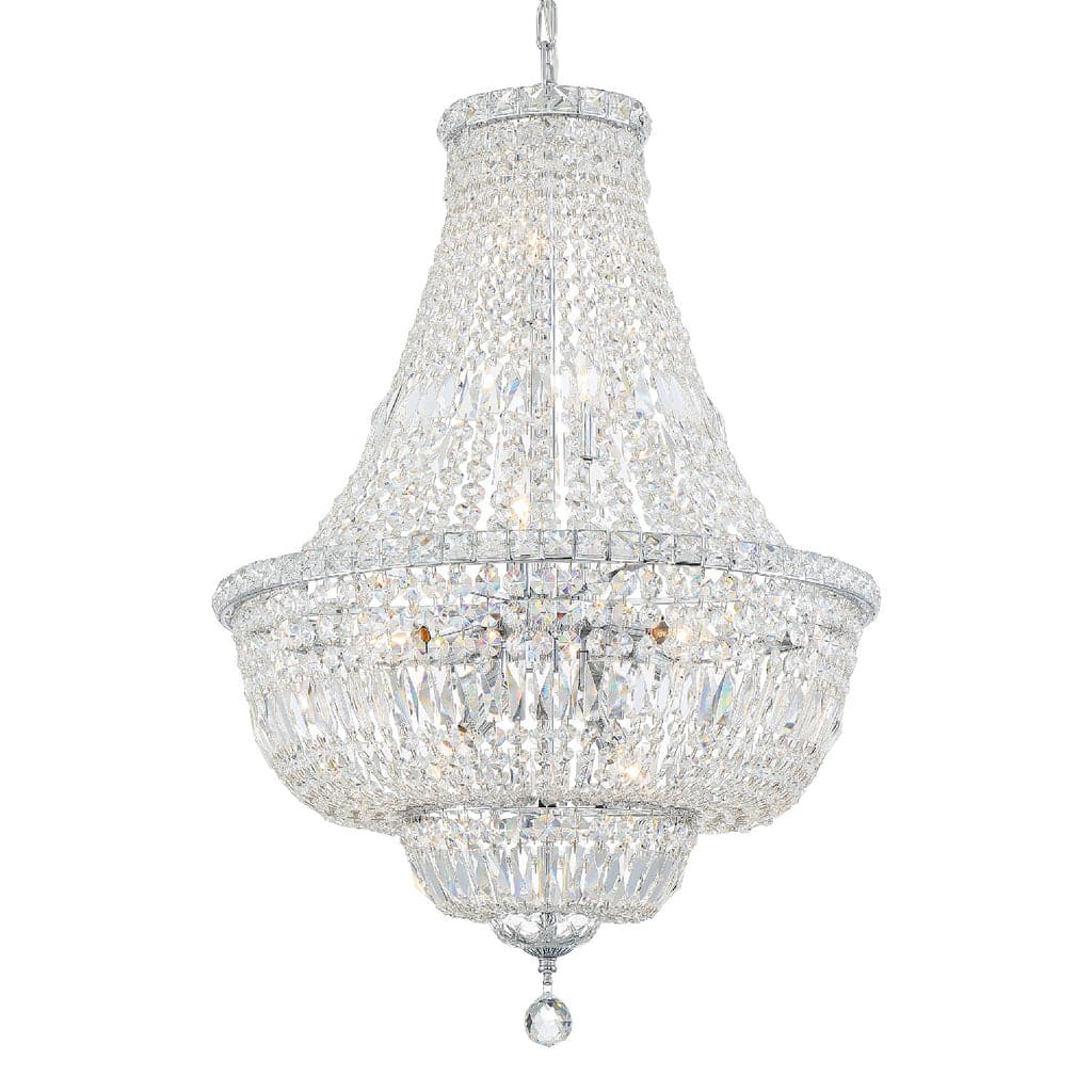 Roslyn 9 Light Chandelier-Crystorama Lighting Company-CRYSTO-ROS-A1009-CH-CL-MWP-Chandeliers-6-France and Son