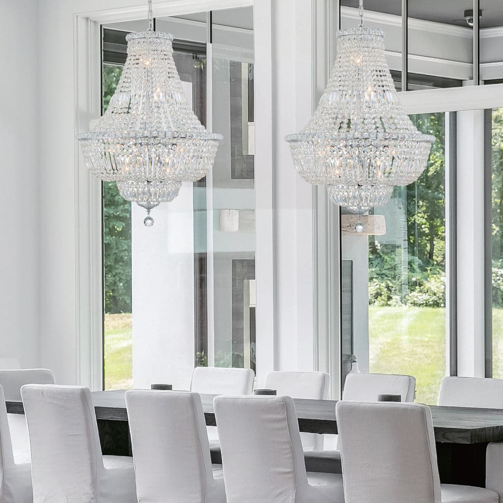 Roslyn 9 Light Chandelier-Crystorama Lighting Company-CRYSTO-ROS-A1009-CH-CL-MWP-Chandeliers-2-France and Son