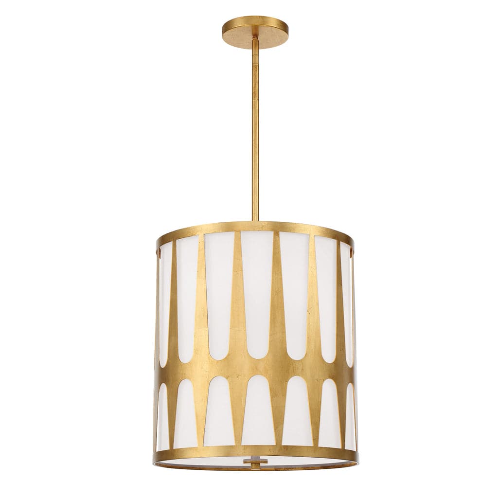 Royston 4 Light Pendant-Crystorama Lighting Company-CRYSTO-ROY-805-GA-PendantsAntique Gold-2-France and Son