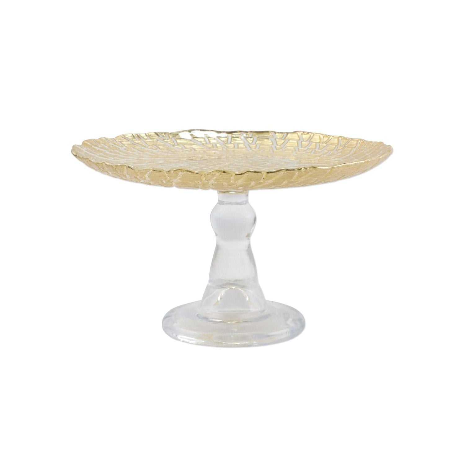 Rufolo Glass Crocodile Small Cake Stand
