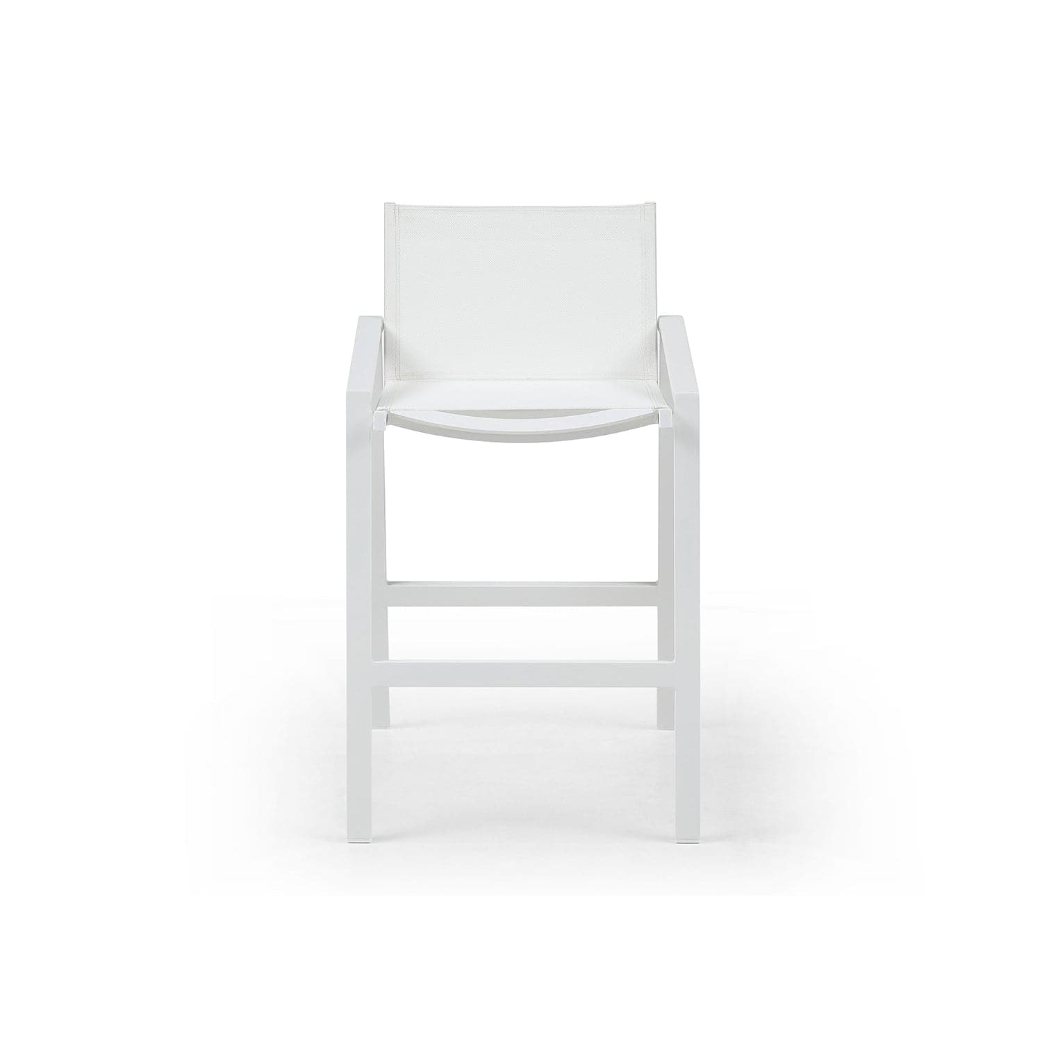 Rio Outdoor Barstool-Whiteline Modern Living-WHITELINE-BS1593-WHT-Bar Stools-1-France and Son