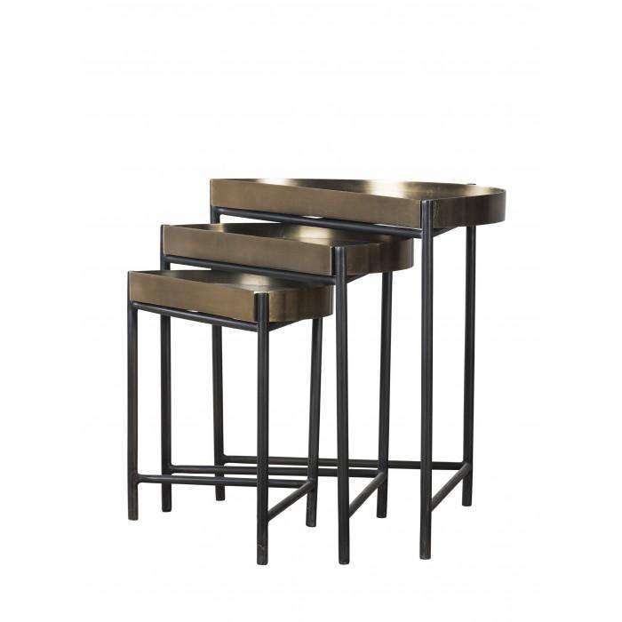 Demi Nesting Set/3-Union Home Furniture-UNION-LVR00128-Side Tables-4-France and Son