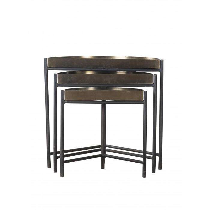 Demi Nesting Set/3-Union Home Furniture-UNION-LVR00128-Side Tables-3-France and Son