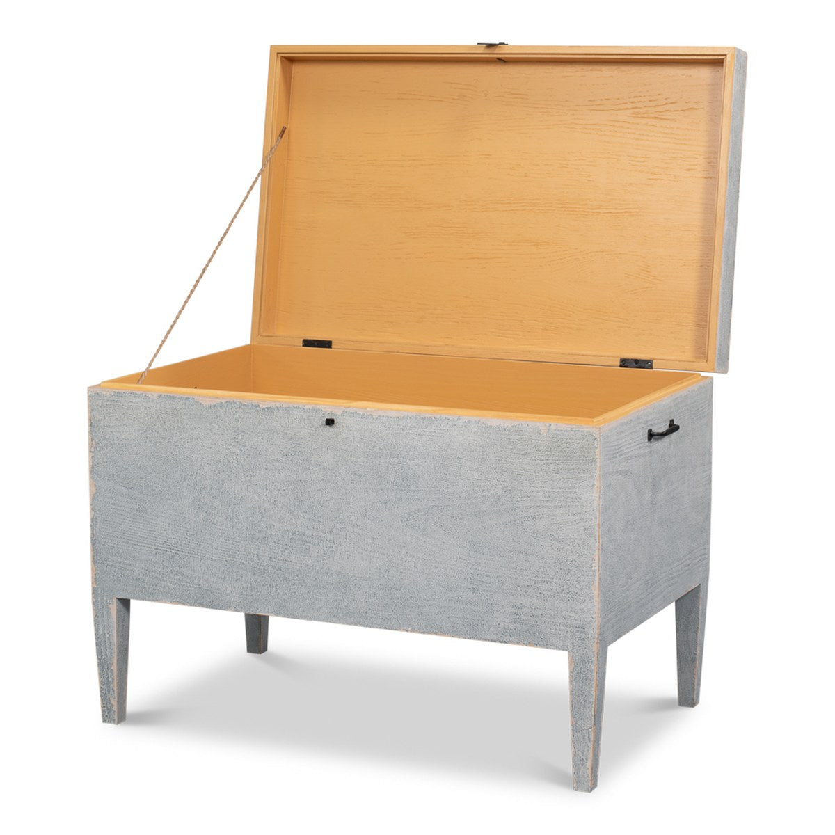 Trunk Side Table with Secret Storage - detail view