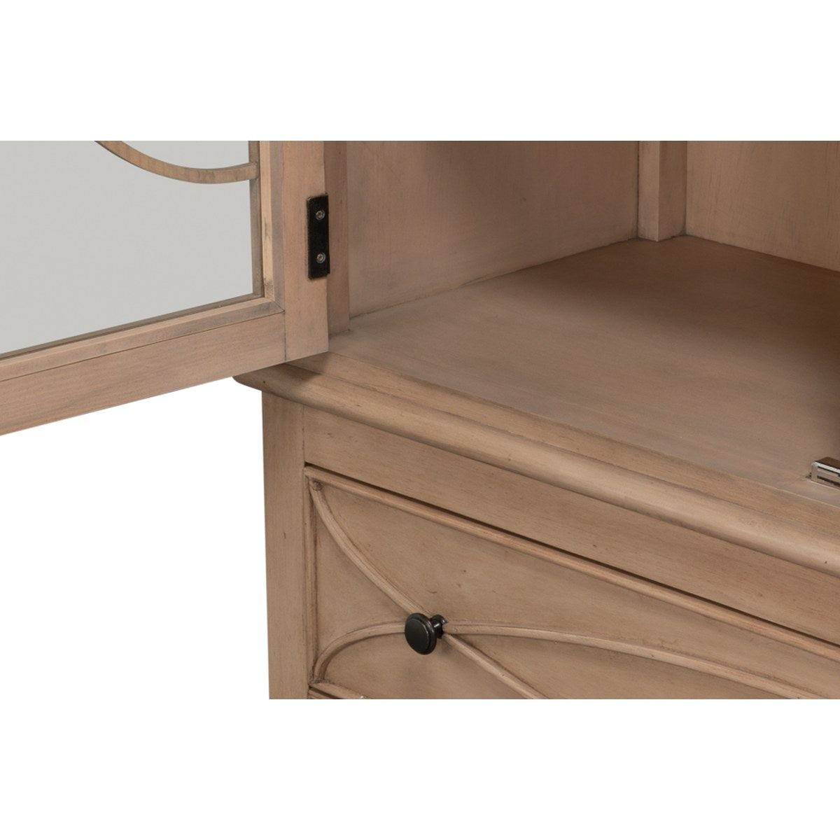 Cecile Bookcase, Beige - detail view
