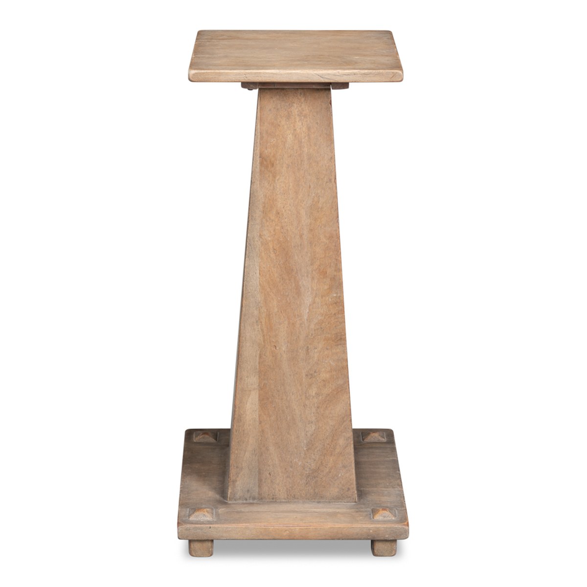 Plinth Pedestal - NATURAL front view
