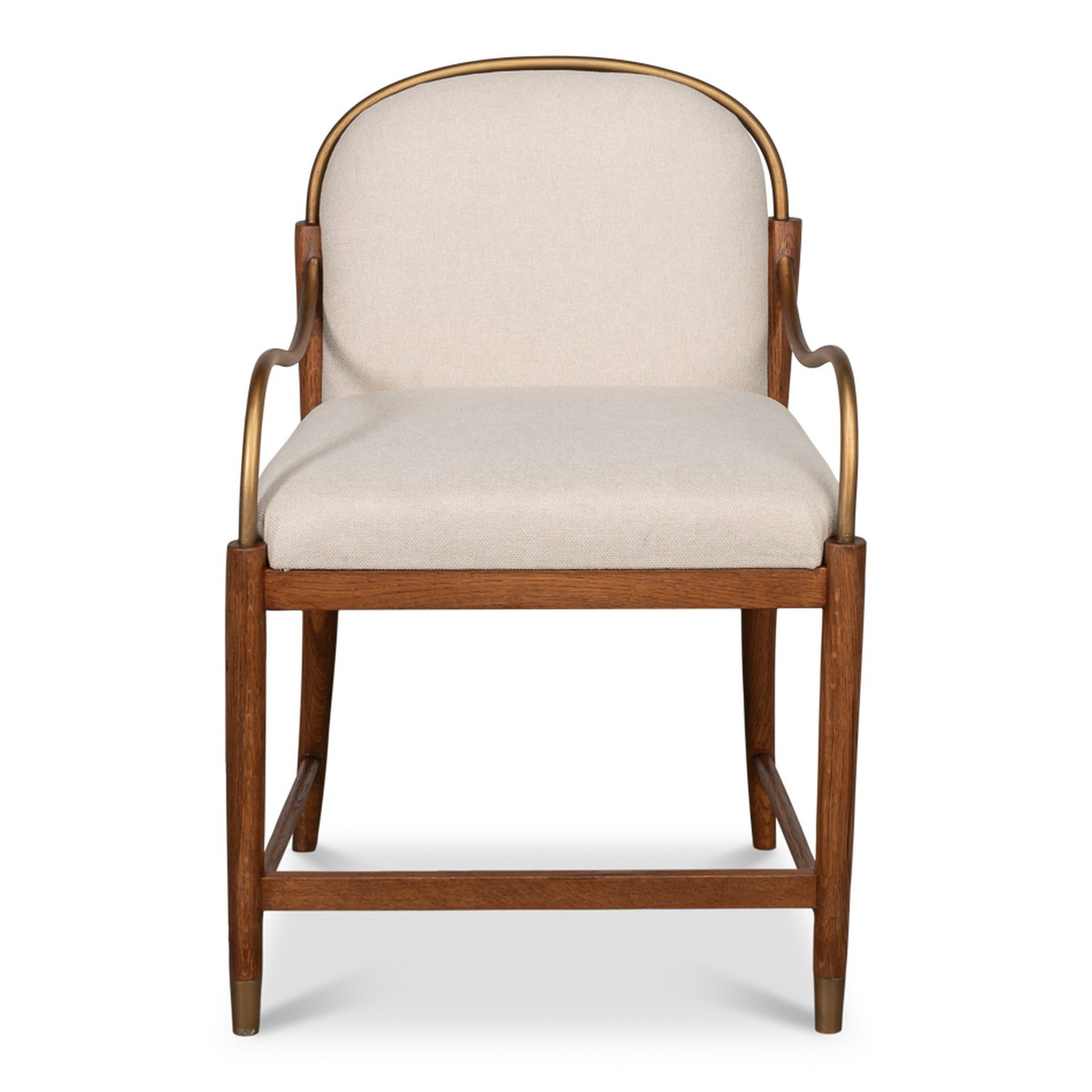 Auden Dining Chair - Tan front view