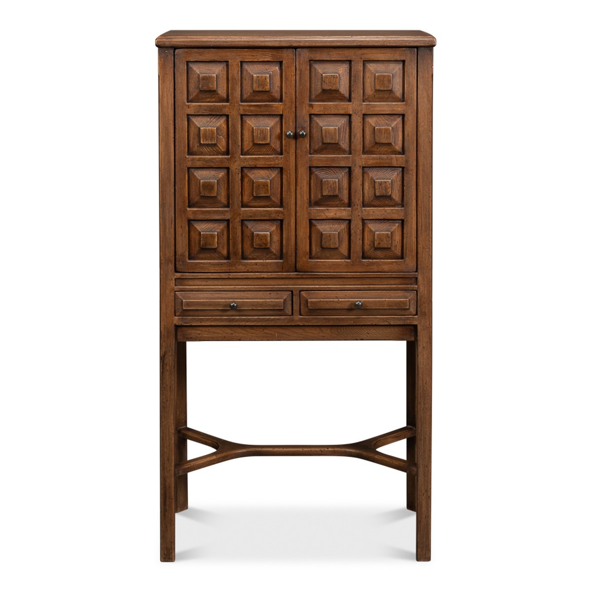 Alkazar Cabinet - Tan front view