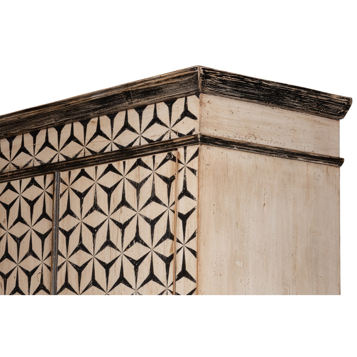 Marrakesh Painted Cabinet - detail view