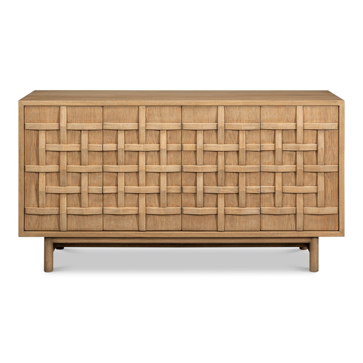 Interlace Sideboard 63" - Tan front view