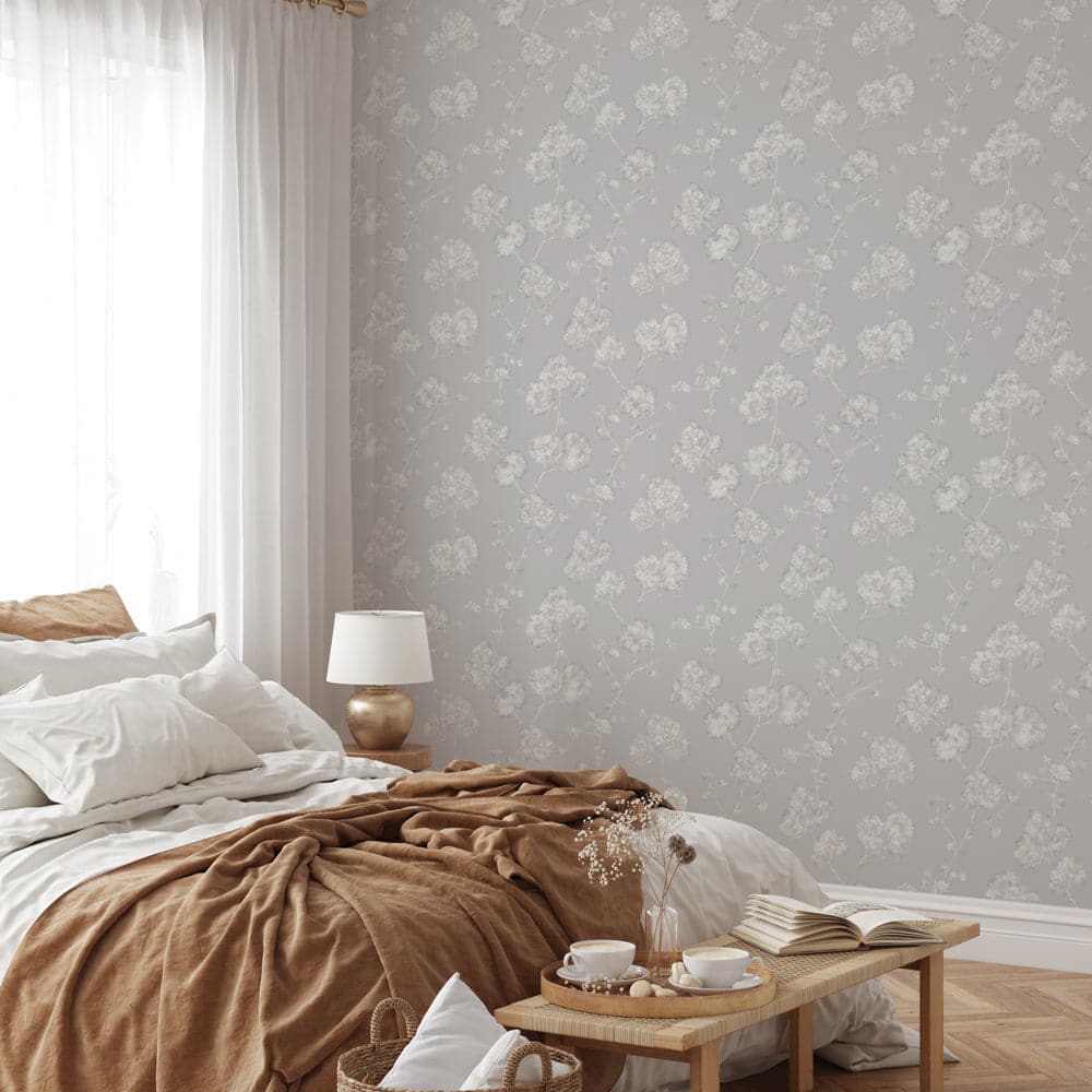 Sun-Bleached Floral Peel And Stick Wallpaper-Tempaper & Co.-Tempaper-SB15203-DecorMidnight-9-France and Son