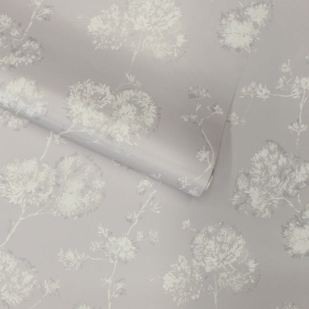 Sun-Bleached Floral Peel And Stick Wallpaper-Tempaper & Co.-Tempaper-SB15205-DecorPowder Grey-14-France and Son